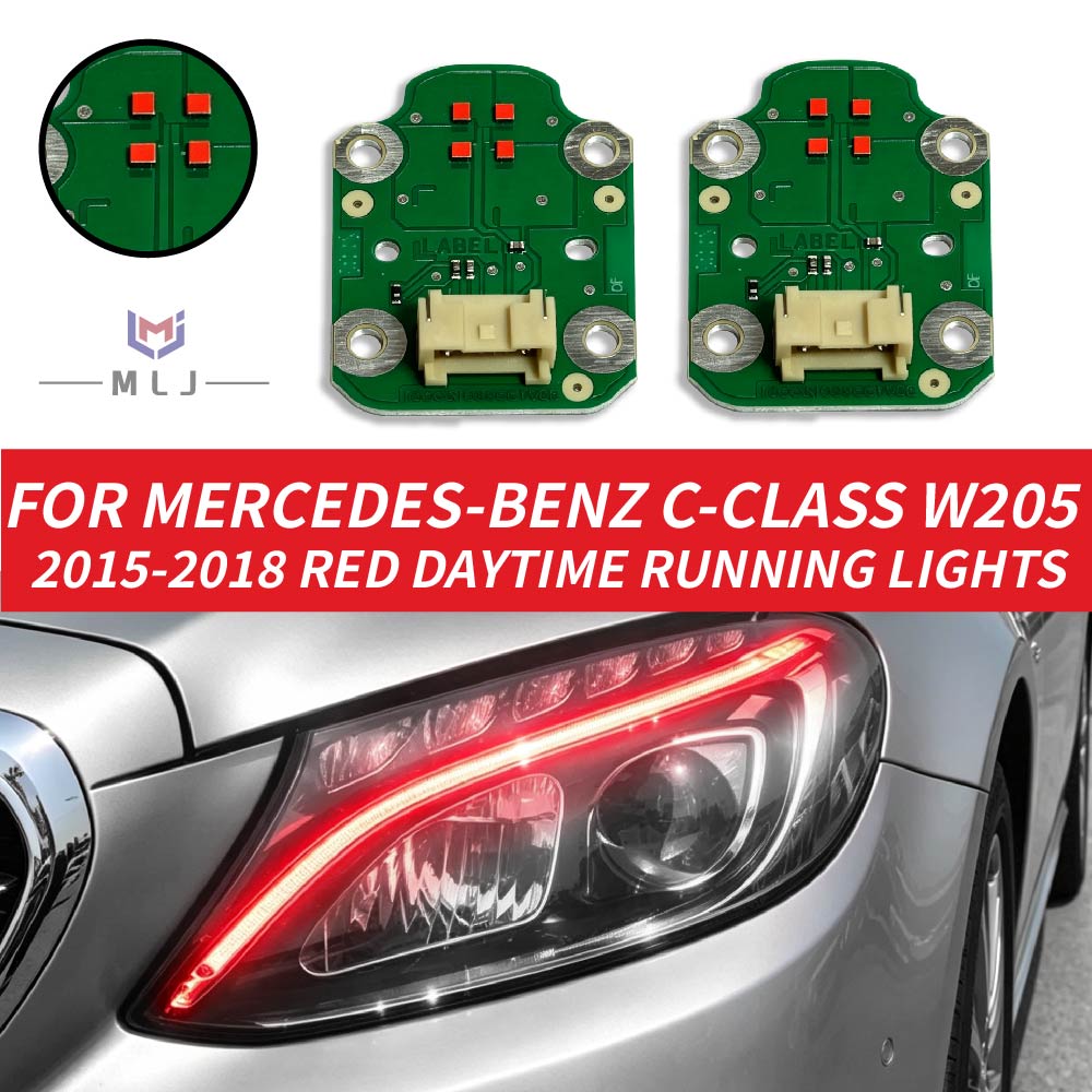 Running Headlamp - สำหรับ Mercedes Benz C-Class W205 2015-2018