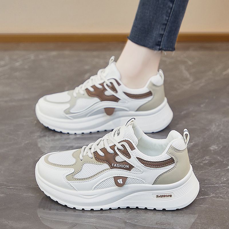 Running Shoes Women - รองเท้ากีฬาตาข่ายระบายอากาศสำหรับผู้หญิง รุ่นใหม่ปี 2026 รองเท้าสไตล์ Dad Shoes