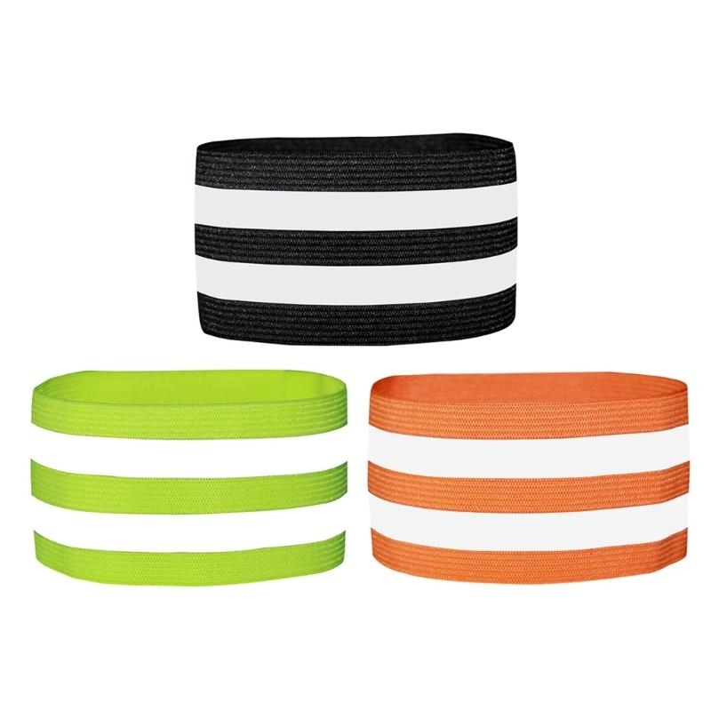 Running Visibility Gear - 41XA แถบสะท้อนแสงสำหรับแขน/ข้อมือ/ขาสะท้อนแสงสูงวิ่งเกียร์สะท้อนแสง Armband สำหรับผู้หญิงผู้ชายความปลอดภัย