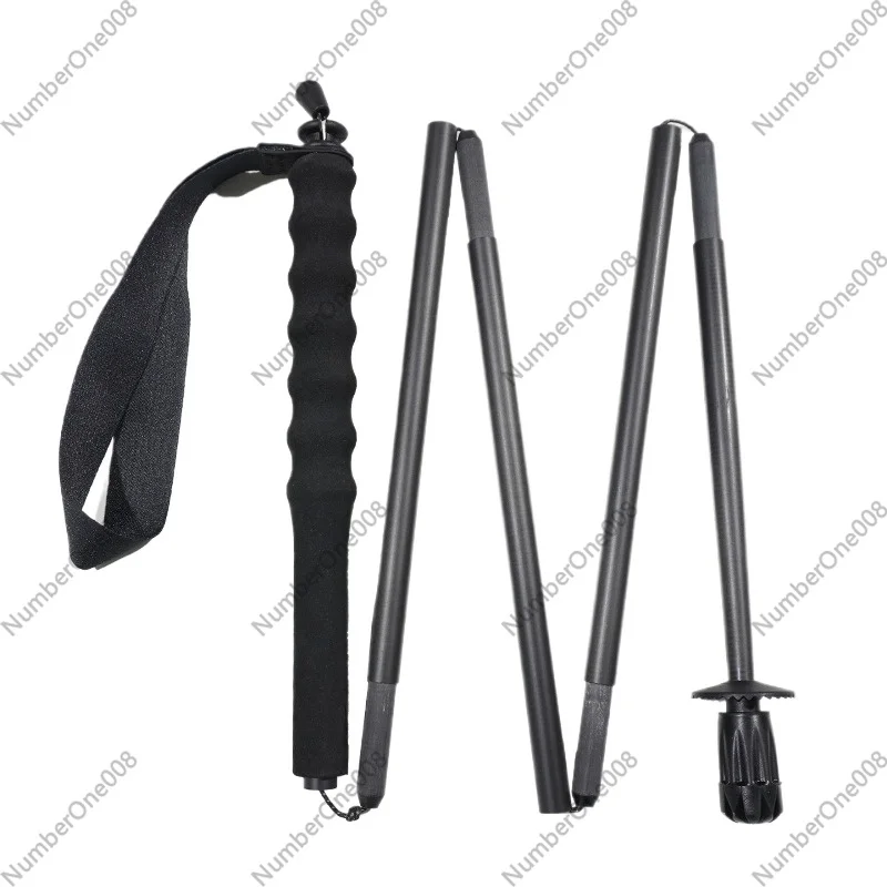 Trekking Pole Carbon - ไม้เท้าเดินป่าแบบพับได้ ทำจากคาร์บอนไฟเบอร์น้ำหนักเบาพิเศษ พกพาสะดวก เหมาะสำหรับการเดินป่า แบ็คแพ็ค และวิ่งเทรล