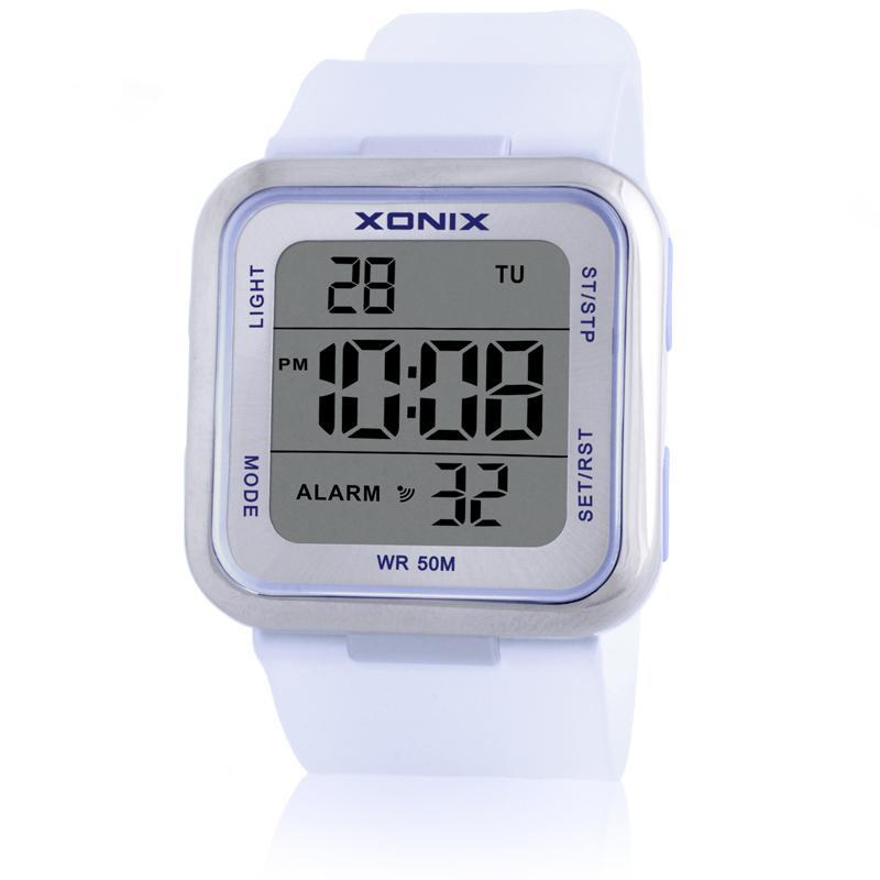 Running Watch - มีสไตล์และเรียบง่าย จับเวลาในการวิ่ง แสดงผลแบบเรืองแสง มัลติฟังก์ชั่น นักเรียนหญิง กันน้ำ