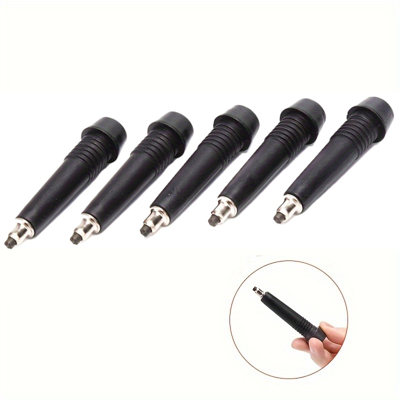 Trekking Pole Carbon - 5 ชิ้นกลางแจ้ง Trekking Pole อุปกรณ์เสริมเหล็กทังสเตนเสาเปลี่ยนเคล็ดลับเสา Universal