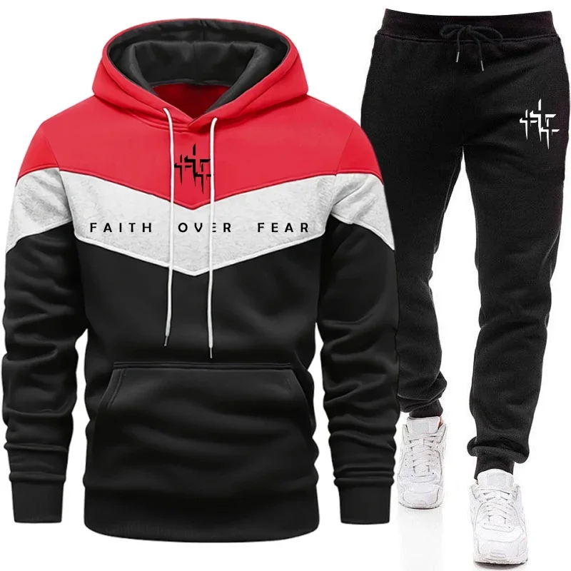 ชุดวอร์มผู้ชาย Faith Over Fear - Joggers Pants บทวิจารณ์และราคา