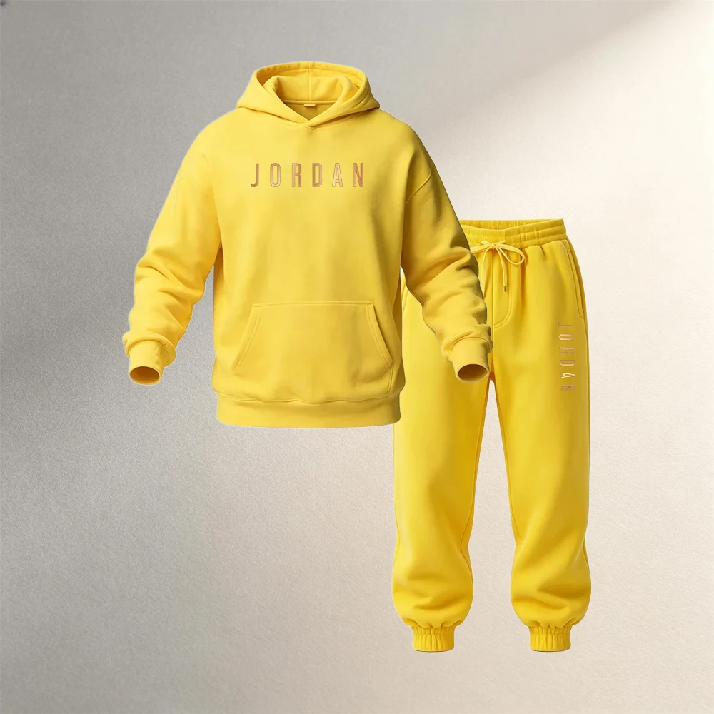เสื้อผ้าผู้ชาย ชุดฮู้ดดี้ 2 ชิ - Joggers Pants บทวิจารณ์และราคา