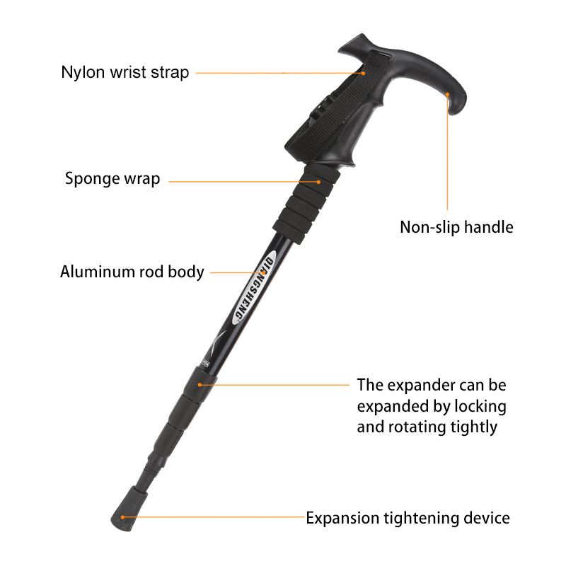 พับกลางแจ้ง Trekkings POLE 4 ส - Trekking Pole Carbon บทวิจารณ์และราคา