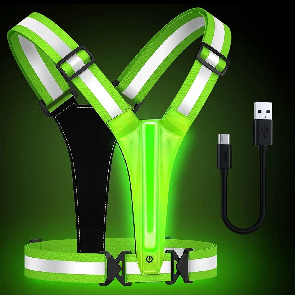 เสื้อกั๊กสะท้อนแสง LED ชาร์จ U - Running Visibility Gear บทวิจารณ์และราคา
