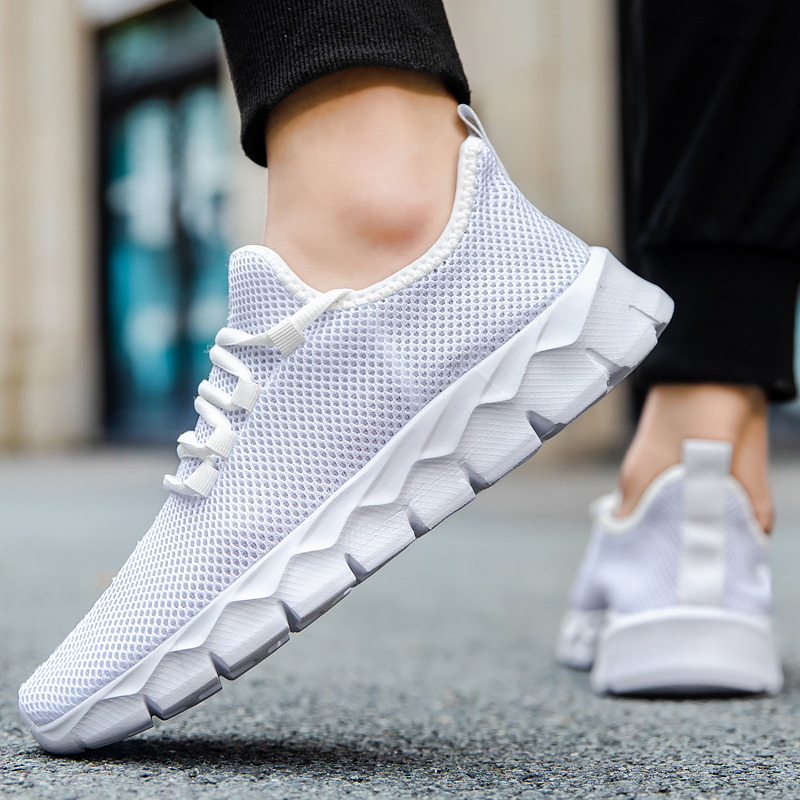 รองเท้าวิ่งผู้ชายสีดำ รองเท้าผ - Running Shoes Men บทวิจารณ์และราคา