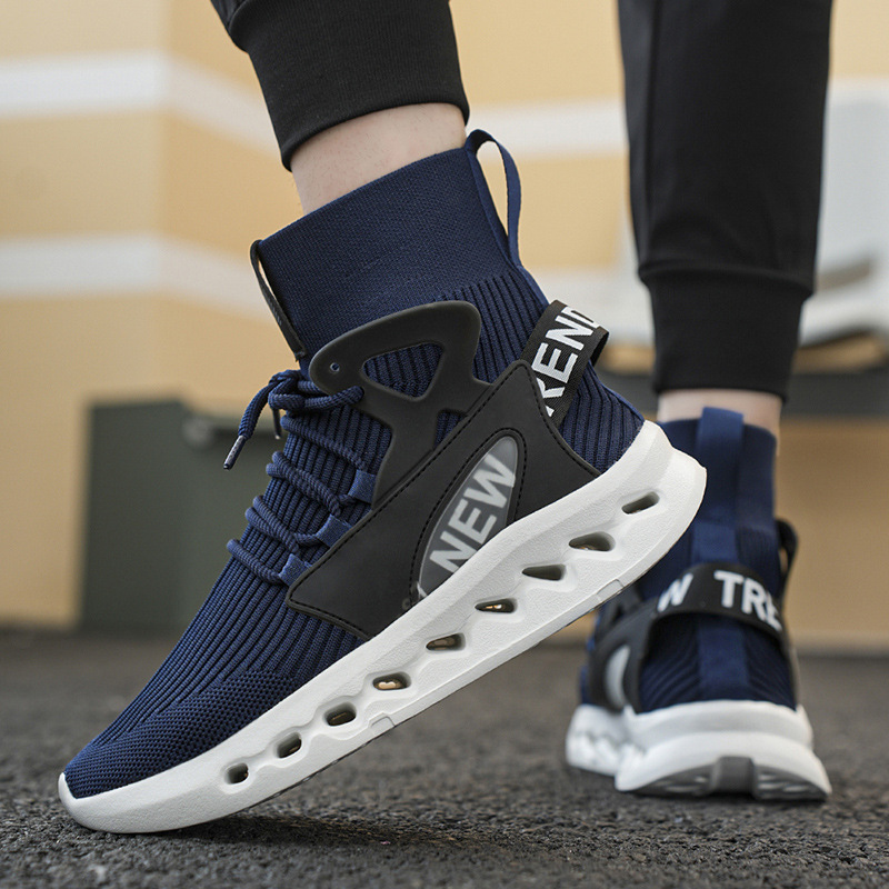 รองเท้าผ้าใบหุ้มข้อผู้ชายแฟชั่ - Running Shoes Men บทวิจารณ์และราคา