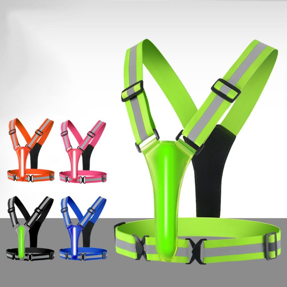เสื้อกั๊กสะท้อนแสง LED แบบชาร์ - Running Visibility Gear บทวิจารณ์และราคา