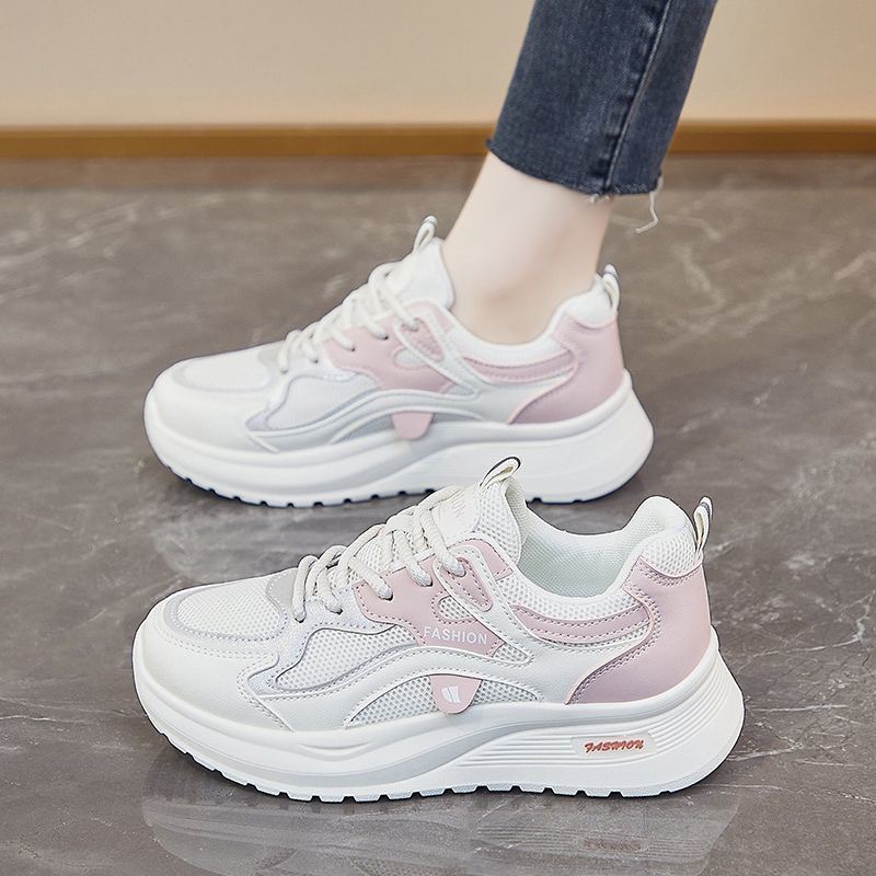รองเท้ากีฬาตาข่ายระบายอากาศสำห - Running Shoes Women บทวิจารณ์และราคา
