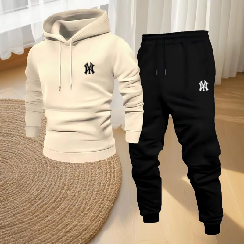 ชุดเสื้อฮู้ดและกางเกงกีฬาผู้ชา - Joggers Pants บทวิจารณ์และราคา