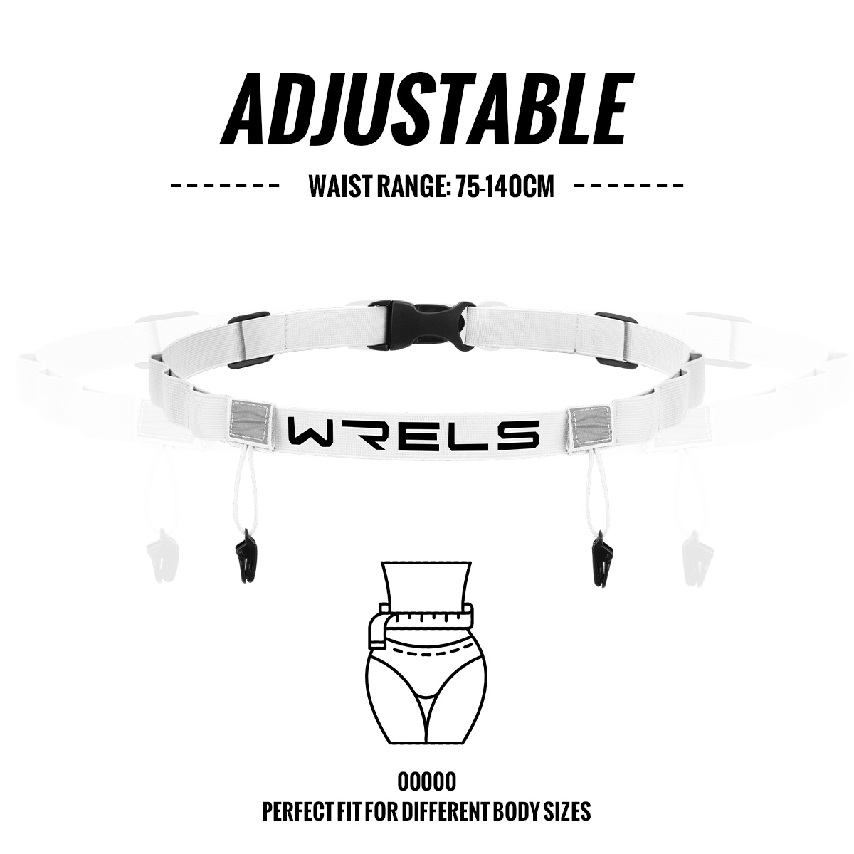WRELS เข็มขัดใส่หมายเลขสำหรับว - Race Bib บทวิจารณ์และราคา