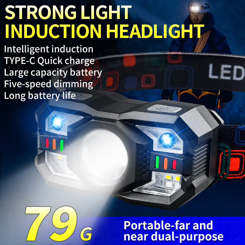 ไฟฉายคาดศีรษะ LED แบบชาร์จ USB - Running Headlamp บทวิจารณ์และราคา