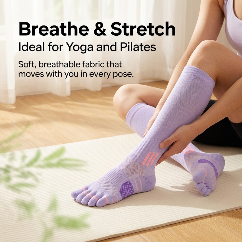 ถุงเท้ายาวสำหรับออกกำลังกายฤดู - Sports Socks บทวิจารณ์และราคา
