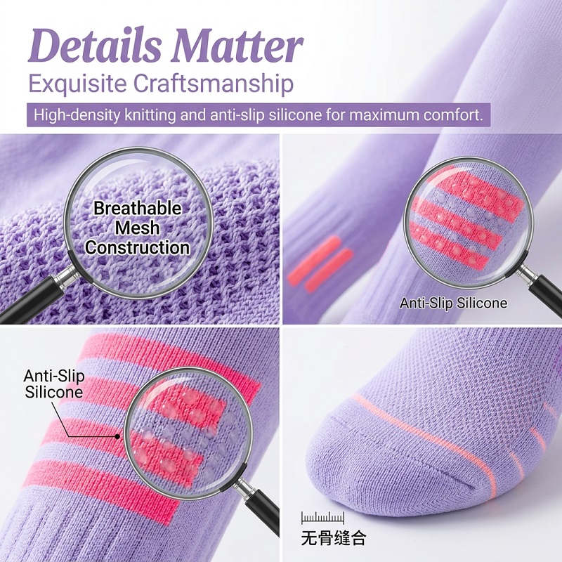 ถุงเท้ายาวสำหรับออกกำลังกายฤดู - Sports Socks บทวิจารณ์และราคา