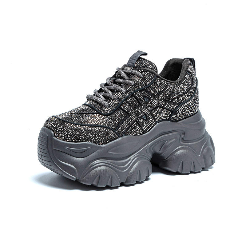 รองเท้าผ้าใบผู้หญิงแบบผูกเชือก - Running Shoes Women บทวิจารณ์และราคา