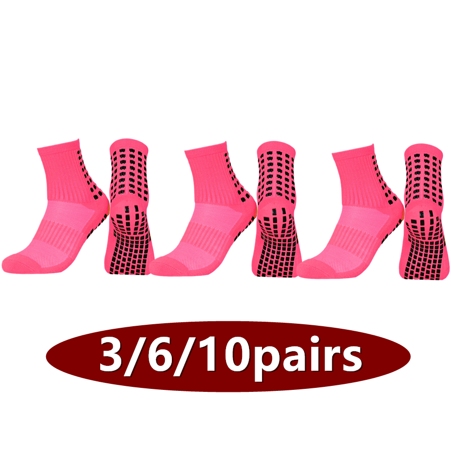 3/6/10 คู่ ถุงเท้ากันลื่นสำหรั - Sports Socks บทวิจารณ์และราคา