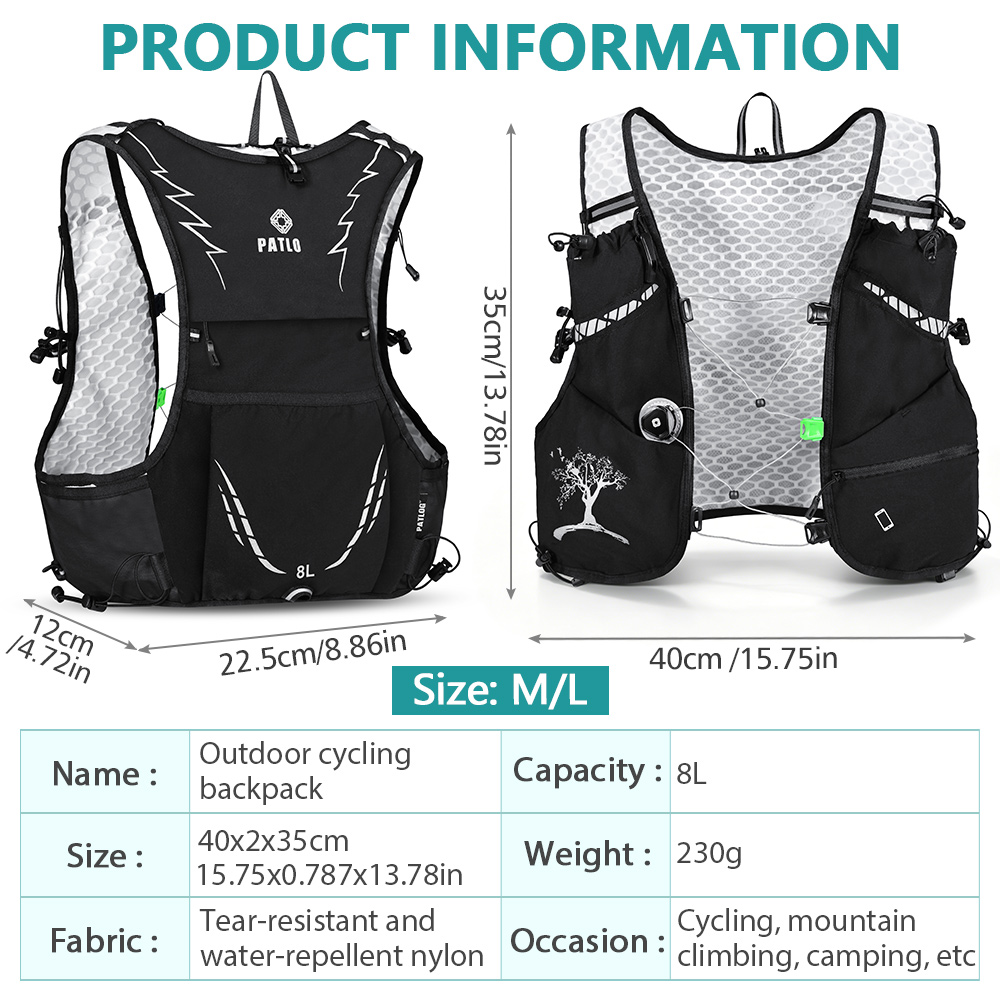 กระเป๋าเป้สะพายหลังวิ่งเทรลกลา - Hydration Vest บทวิจารณ์และราคา