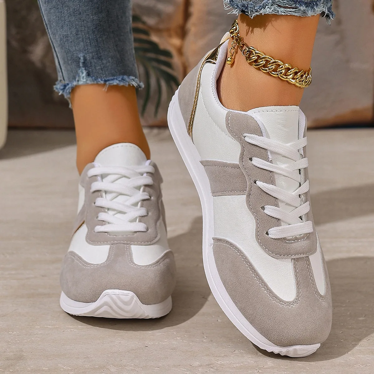 รองเท้าวิ่งผู้หญิงแบบลำลอง ทรง - Running Shoes Women บทวิจารณ์และราคา