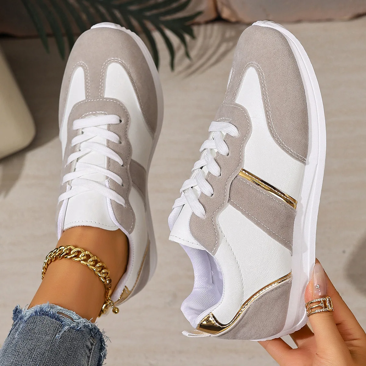 รองเท้าวิ่งผู้หญิงแบบลำลอง ทรง - Running Shoes Women บทวิจารณ์และราคา