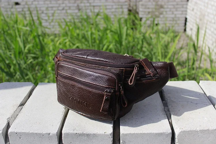 ของแท้ Cowhide หนังเอวกระเป๋าผ - Running Belt บทวิจารณ์และราคา