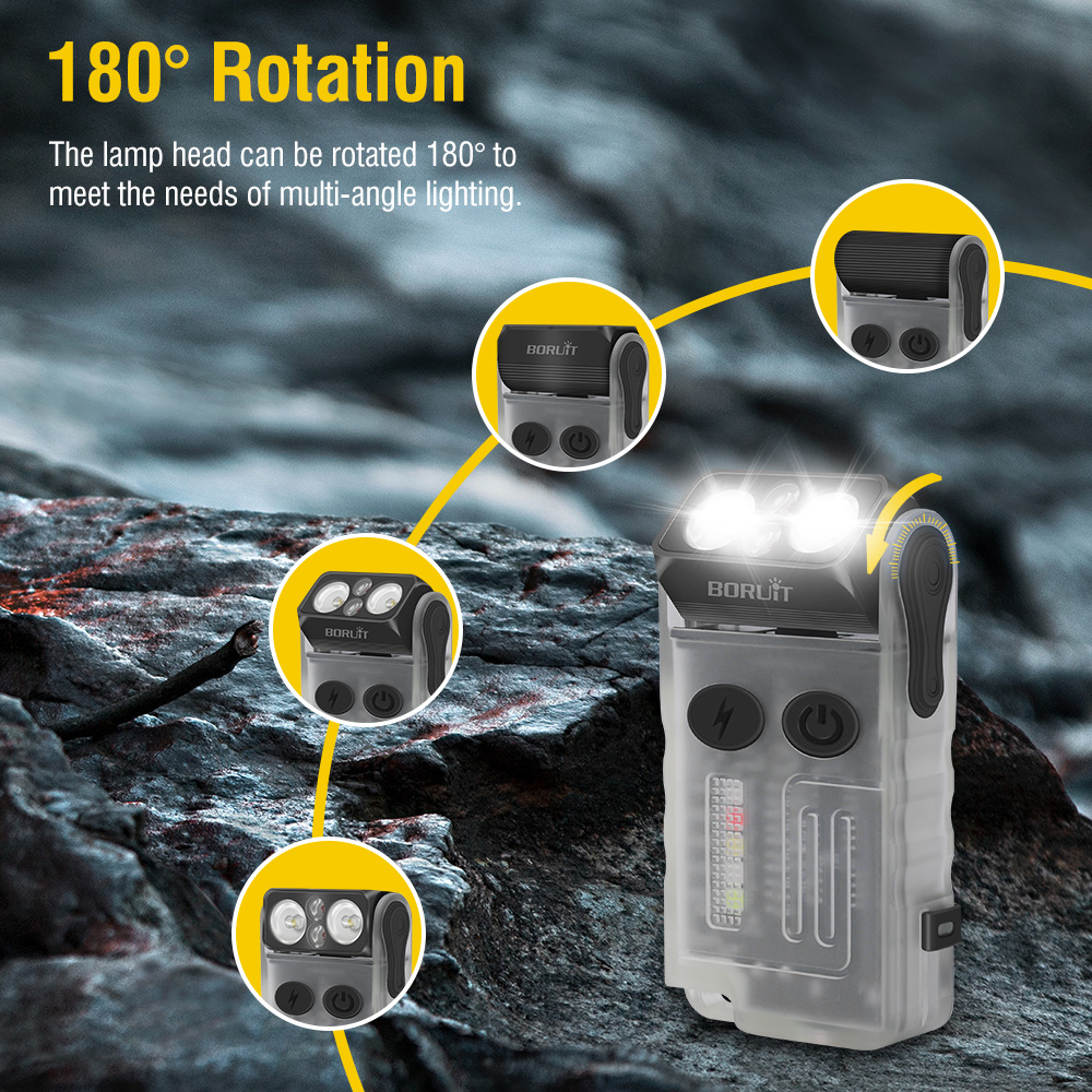 BORUiT V20 ไฟฉายพวงกุญแจ LED พ - Running Headlamp บทวิจารณ์และราคา