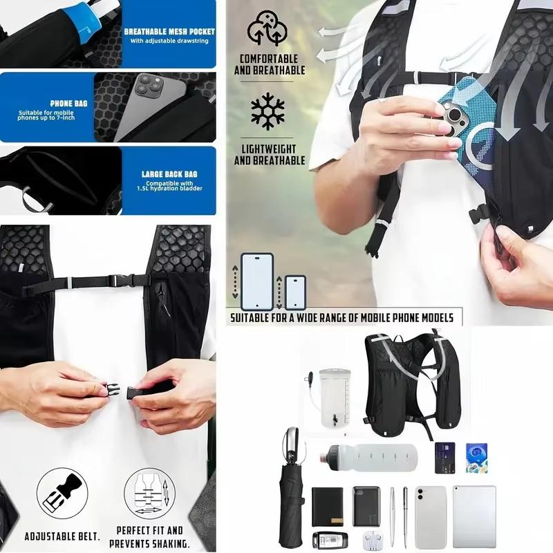 เสื้อกั๊กสำหรับวิ่ง พร้อมช่องเ - Hydration Vest บทวิจารณ์และราคา