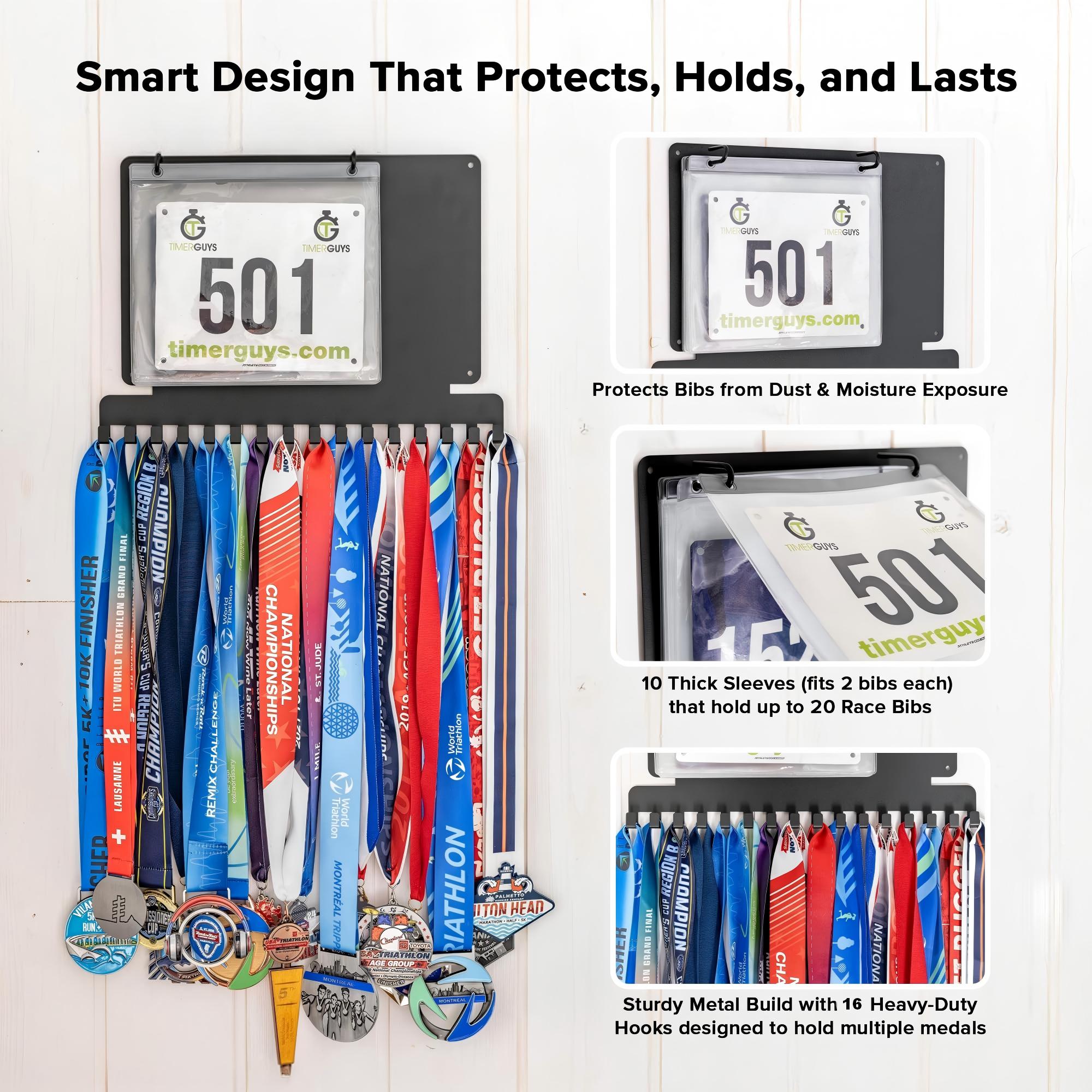 ที่แขวนเหรียญสำหรับนักวิ่ง, ที - Race Bib บทวิจารณ์และราคา