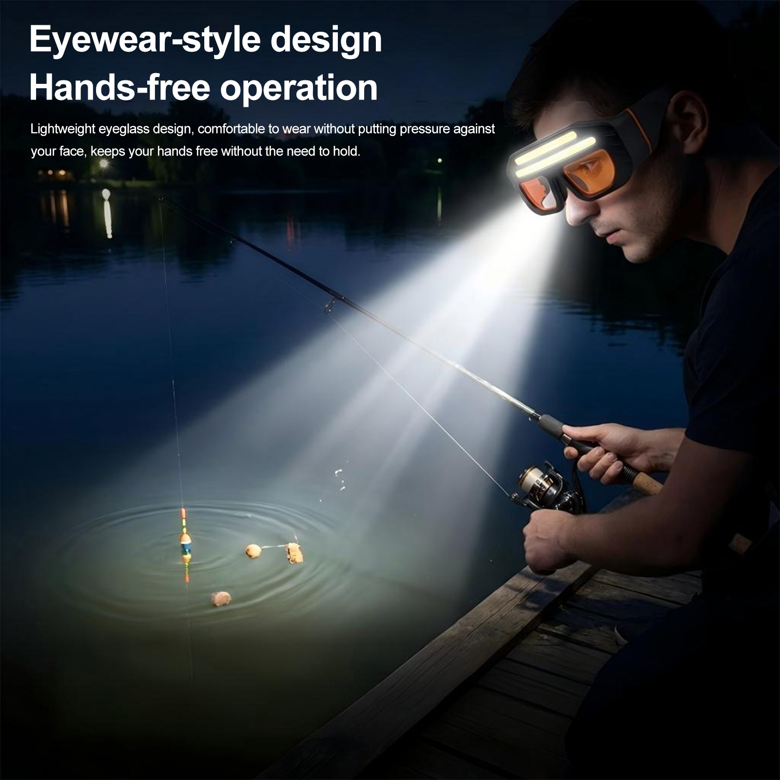 LED COB แหล่งกำเนิดแสงคู่แว่นต - Running Headlamp บทวิจารณ์และราคา