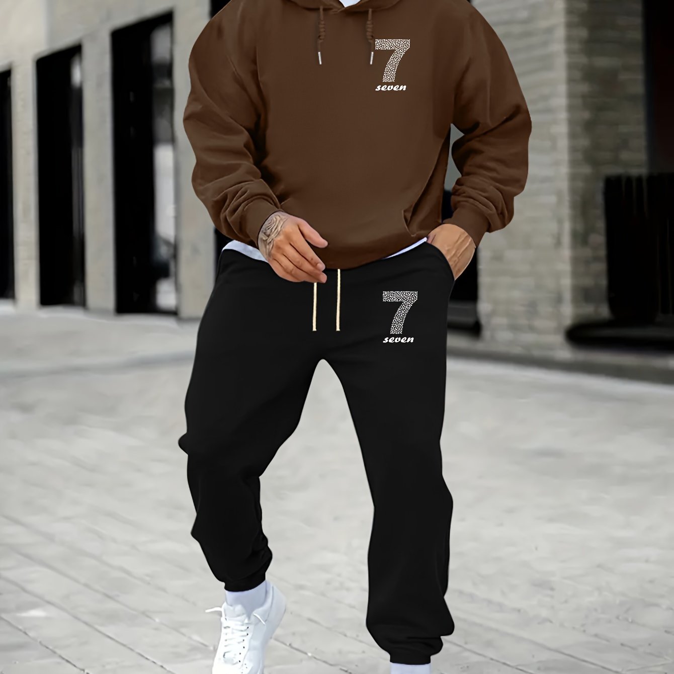 ชุดเซ็ตฮู้ดดี้และกางเกงจ็อกเกอ - Joggers Pants บทวิจารณ์และราคา