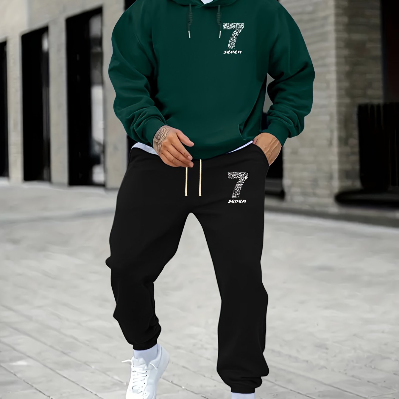 ชุดเซ็ตฮู้ดดี้และกางเกงจ็อกเกอ - Joggers Pants บทวิจารณ์และราคา