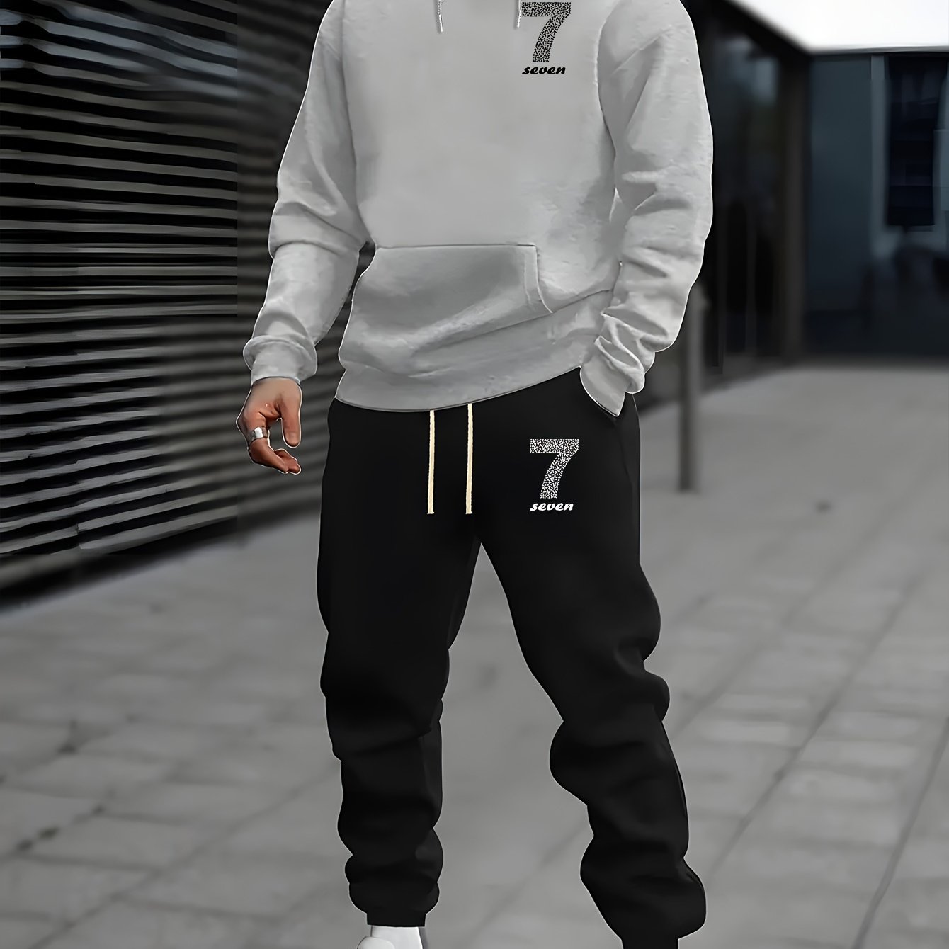 ชุดเซ็ตฮู้ดดี้และกางเกงจ็อกเกอ - Joggers Pants บทวิจารณ์และราคา