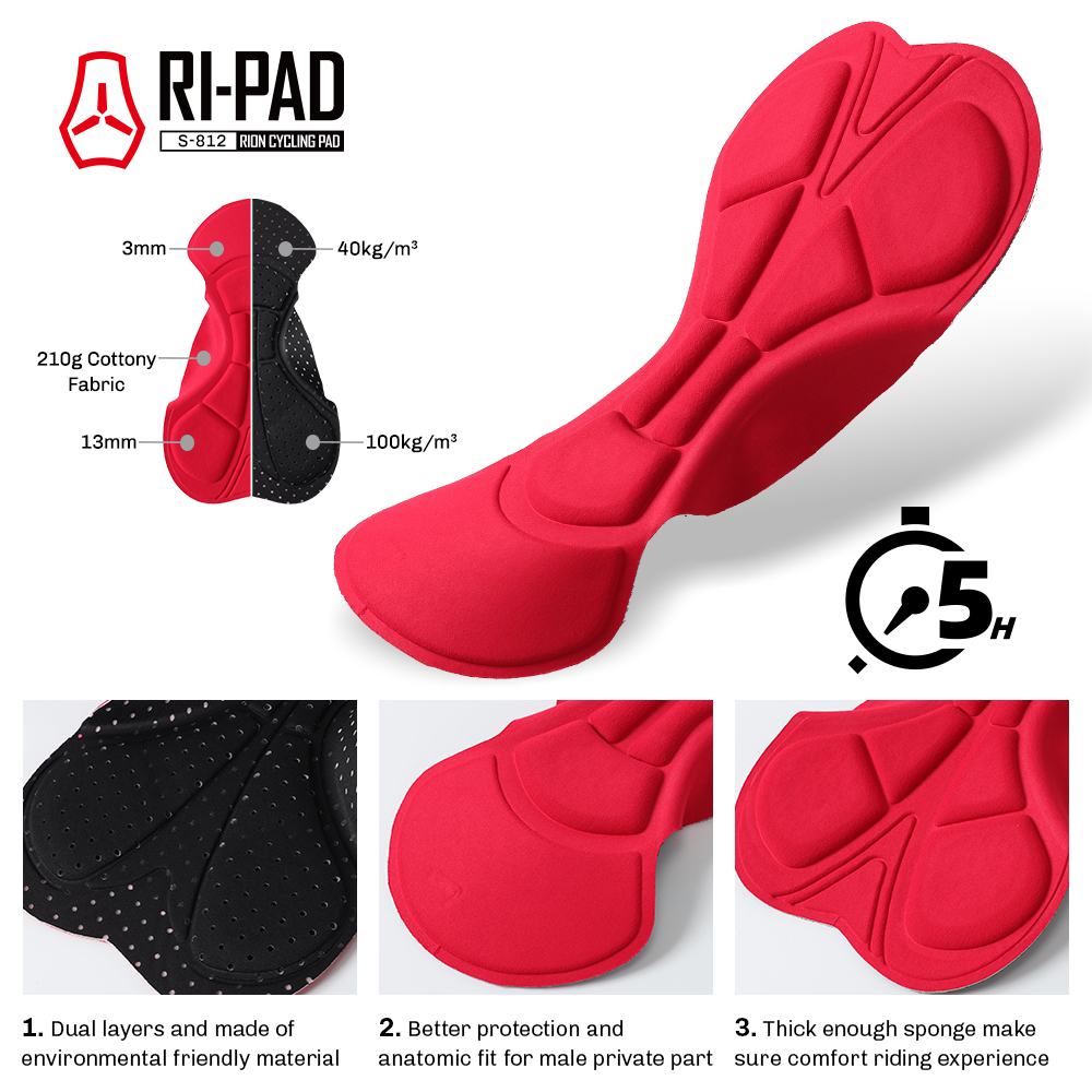 RION กางเกงขาสั้นขี่จักรยาน 3/ - Race Bib บทวิจารณ์และราคา