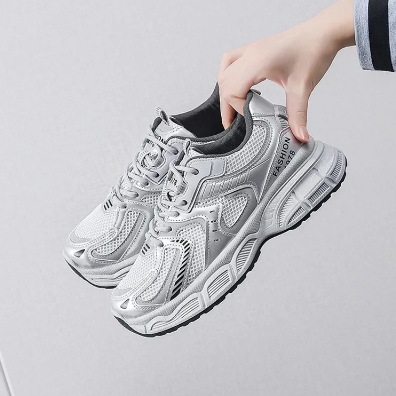รองเท้าผ้าใบแฟชั่นผู้หญิงแบบหน - Running Shoes Women บทวิจารณ์และราคา