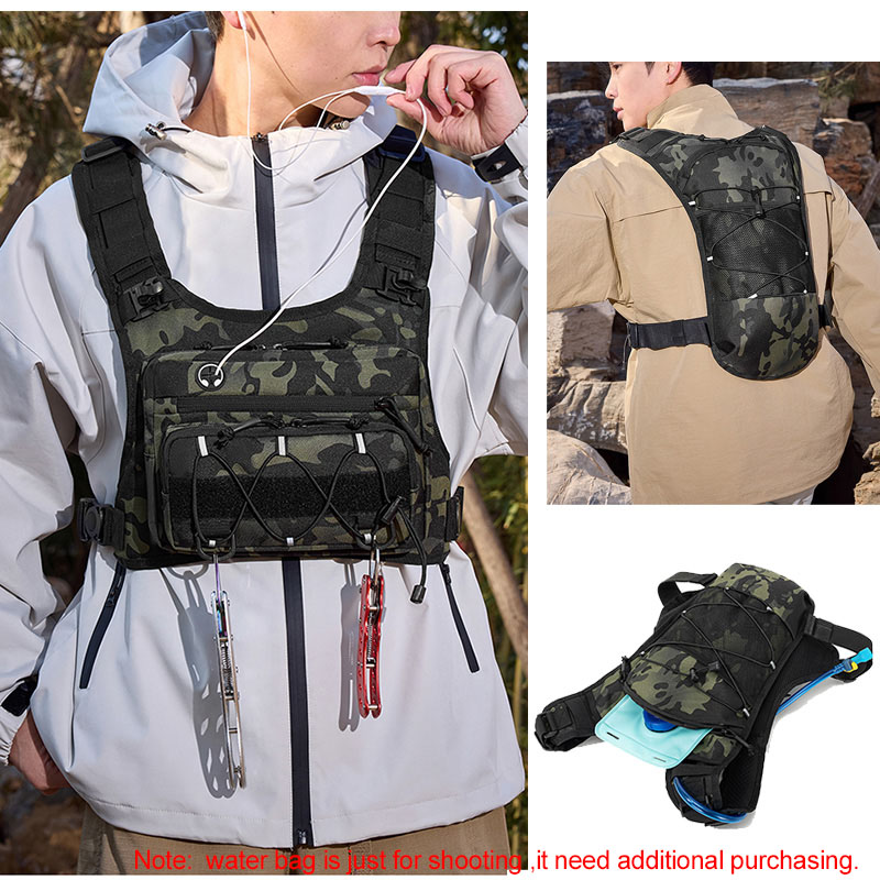 กระเป๋าสะพายหน้าอกแบบยุทธวิธี  - Hydration Vest บทวิจารณ์และราคา