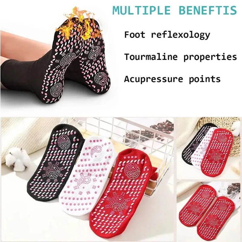 1-10 คู่ถุงเท้าบำบัดด้วยการกดน - Sports Socks บทวิจารณ์และราคา