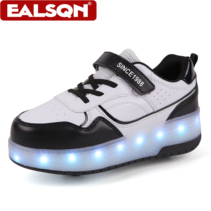 รองเท้าสเก็ตล้อ LED สำหรับเด็ก - Running Shoes Men บทวิจารณ์และราคา