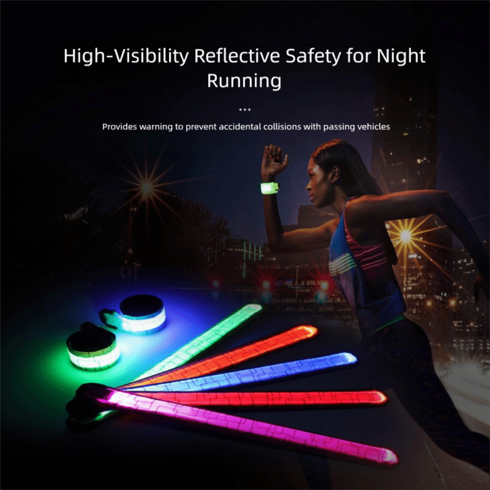 สายรัดแขนวิ่งกลางคืนสไตล์แบตเต - Running Visibility Gear บทวิจารณ์และราคา