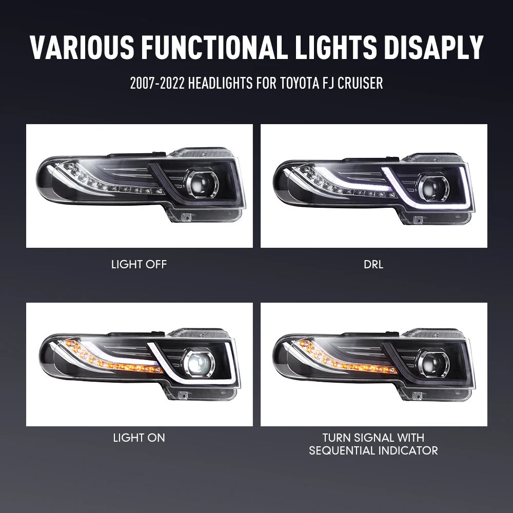 ไฟหน้ารถยนต์ 2 ชิ้น สำหรับ Toy - Running Headlamp บทวิจารณ์และราคา
