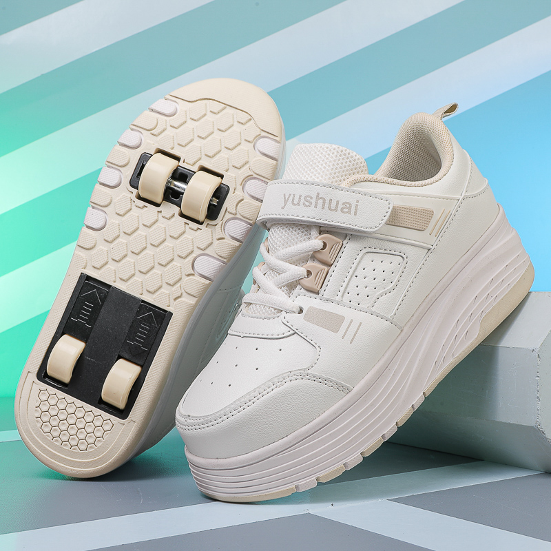 รองเท้าสเก็ตสี่ล้อสำหรับเด็กผู - Running Shoes Men บทวิจารณ์และราคา