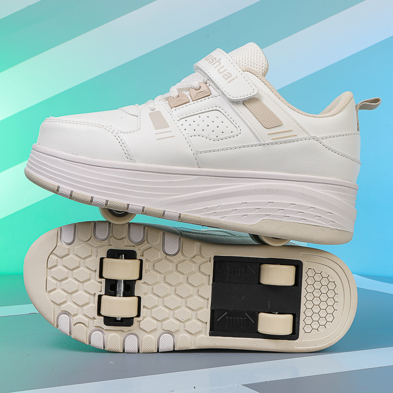 รองเท้าสเก็ตสี่ล้อสำหรับเด็กผู - Running Shoes Men บทวิจารณ์และราคา