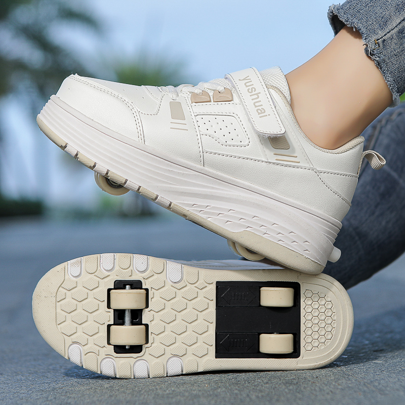 รองเท้าสเก็ตสี่ล้อสำหรับเด็กผู - Running Shoes Men บทวิจารณ์และราคา