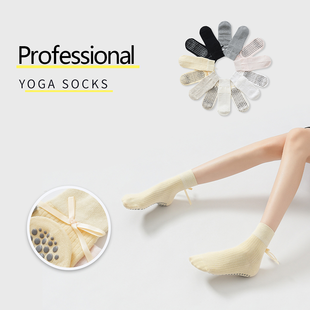 ถุงเท้าโยคะลายโบว์น่ารักสำหรับ - Sports Socks บทวิจารณ์และราคา