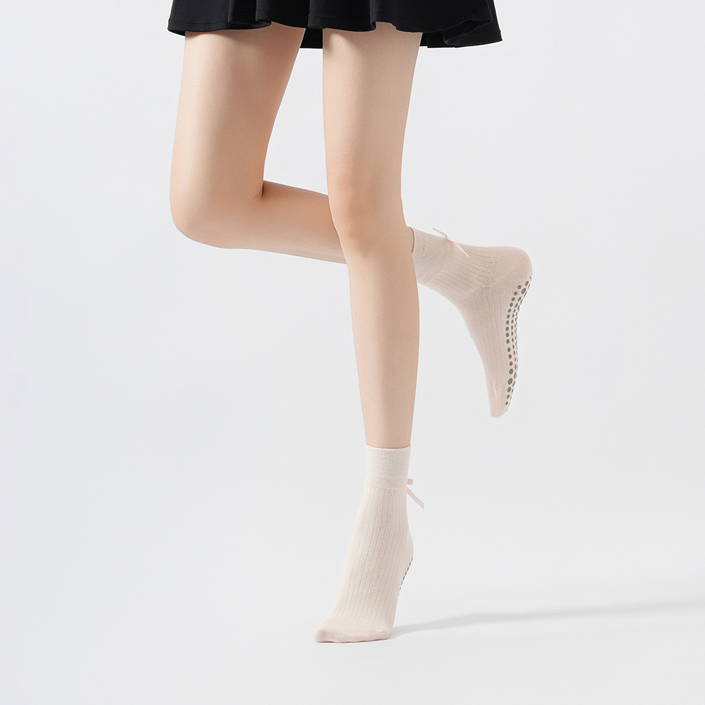 ถุงเท้าโยคะลายโบว์น่ารักสำหรับ - Sports Socks บทวิจารณ์และราคา